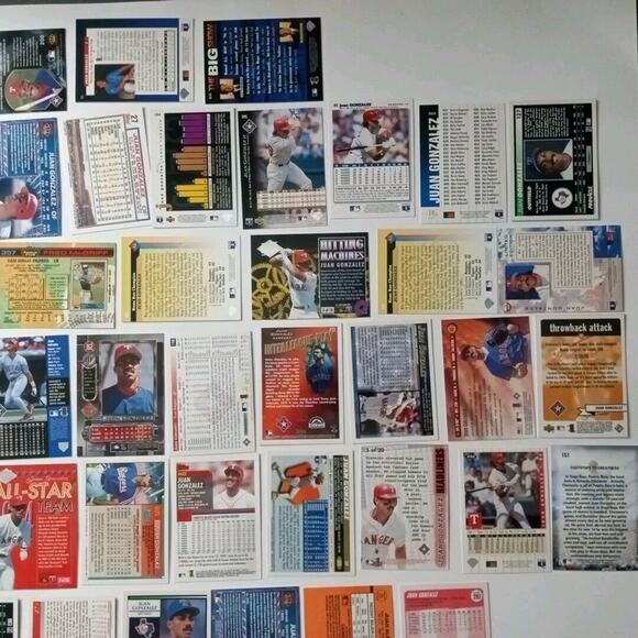 Lot Of 47 Juan Gonzalez Baseball Cards HOF Rangers All-Star Topps Upper Deck - Picture 9 of 11